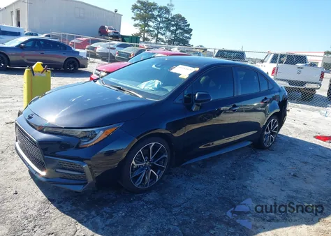 2022 Toyota Corolla Se z USA, uszkodzony, nr VIN JTDS4MCE0NJ095995